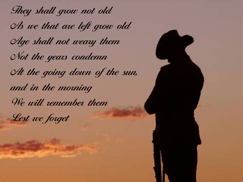 anzac day poem lest we forget